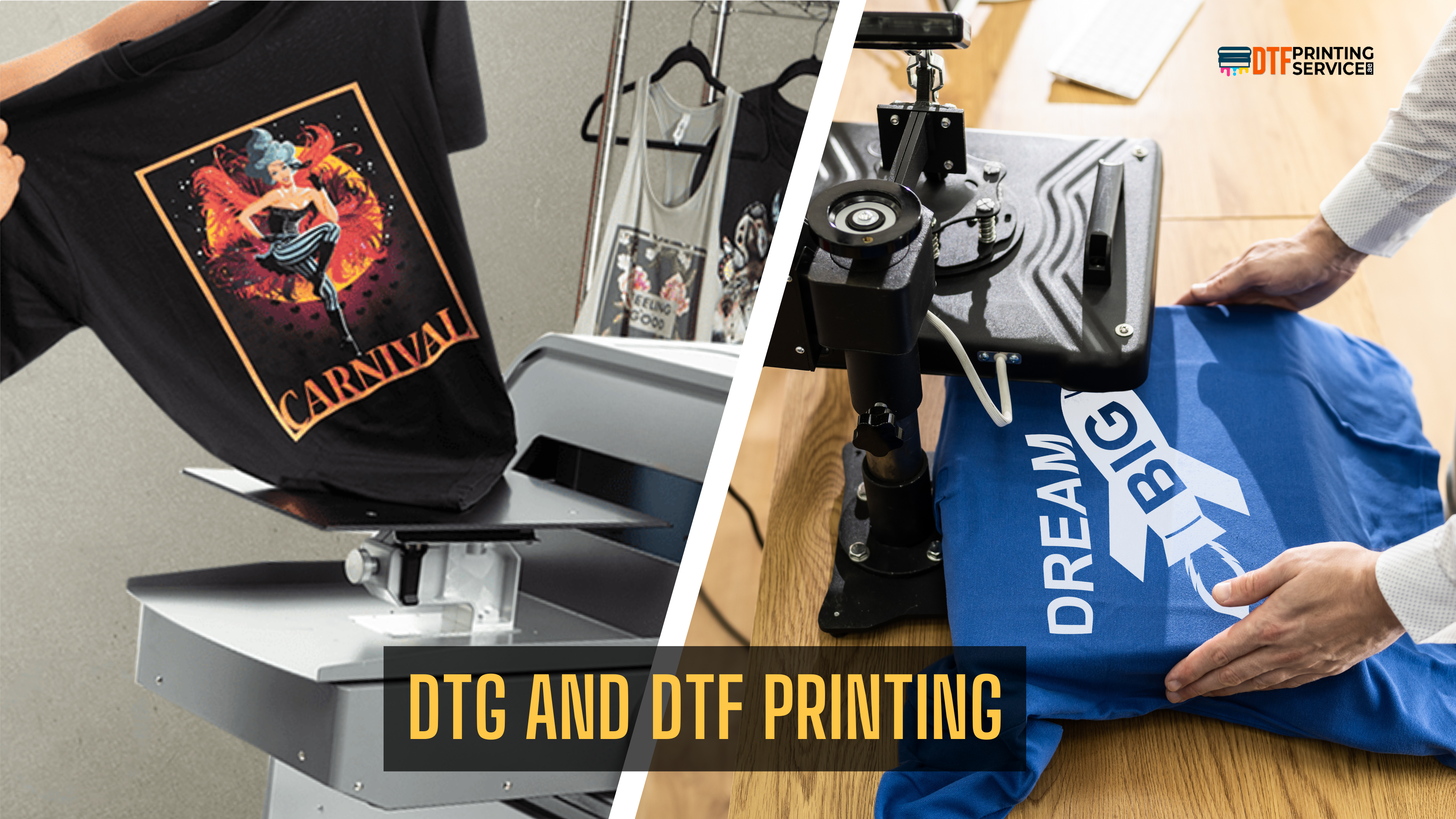 Maximizing Quality Comparing DTG and DTF Printing Techniques