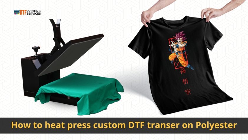 How to Heat Press Custom DTF Transfer on Polyester